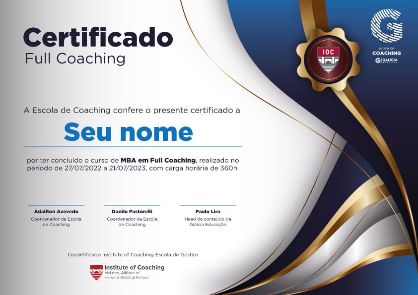 Certificado Full Coaching