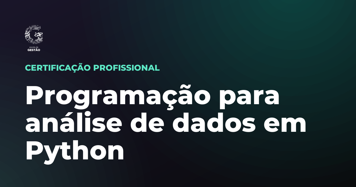 Certificação em Programação para análise de dados em Python